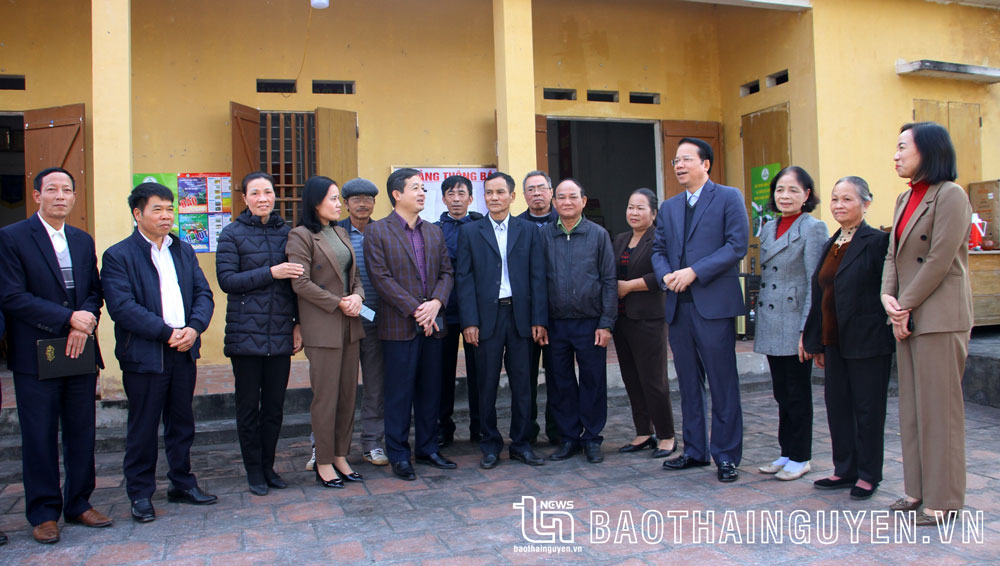 Đồng chí Phó Bí thư Thường trực Tỉnh ủy dự sinh hoạt Chi bộ Nam Thái